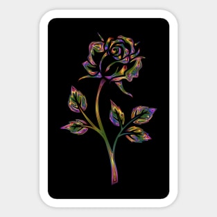 Rose abstract Sticker